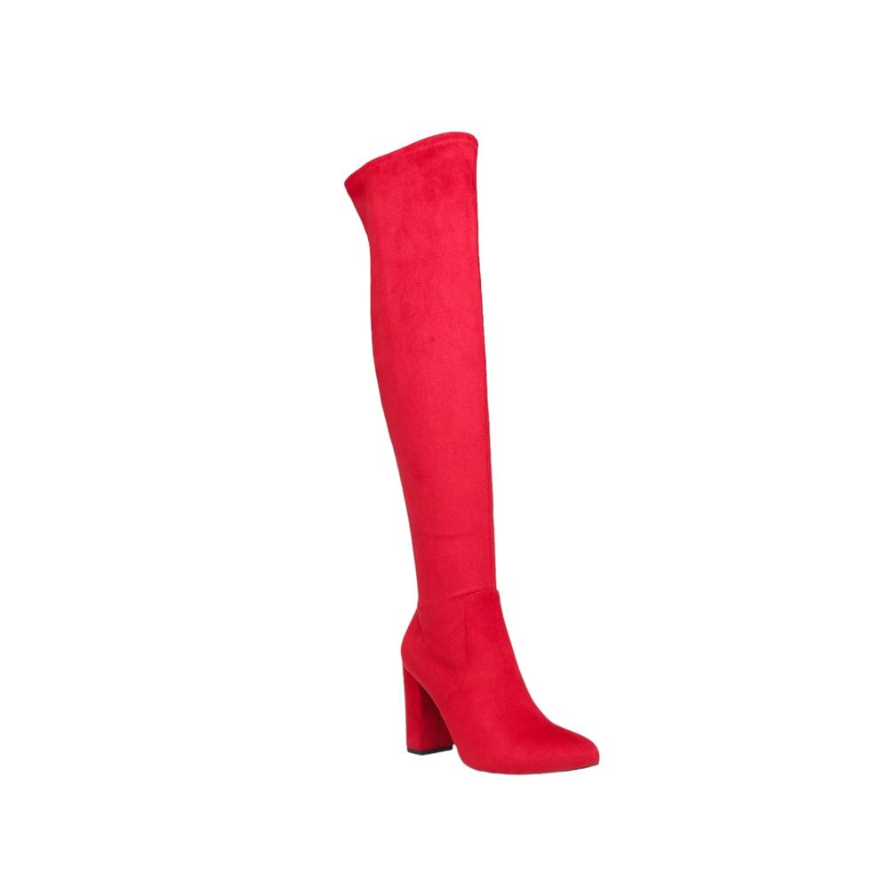 Wild Pair Women's Bravy Over The Knee Boots Red Size 5